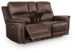 Bleckley Power Reclining Loveseat with Console - Royal Furniture & Gifts (MI) - Multi Location