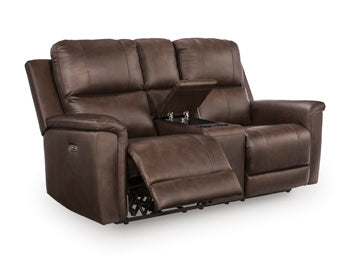 Bleckley Power Reclining Loveseat with Console - Royal Furniture & Gifts (MI) - Multi Location