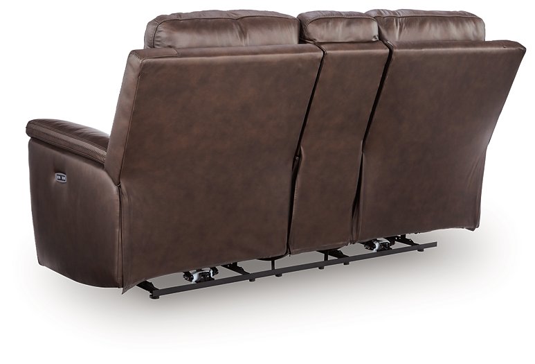 Bleckley Power Reclining Loveseat with Console - Royal Furniture & Gifts (MI) - Multi Location