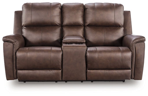 Bleckley Power Reclining Loveseat with Console - Royal Furniture & Gifts (MI) - Multi Location