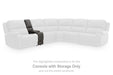 5Z - Pittson Power Reclining Sectional Loveseat with Console - Royal Furniture & Gifts (MI) - Multi Location