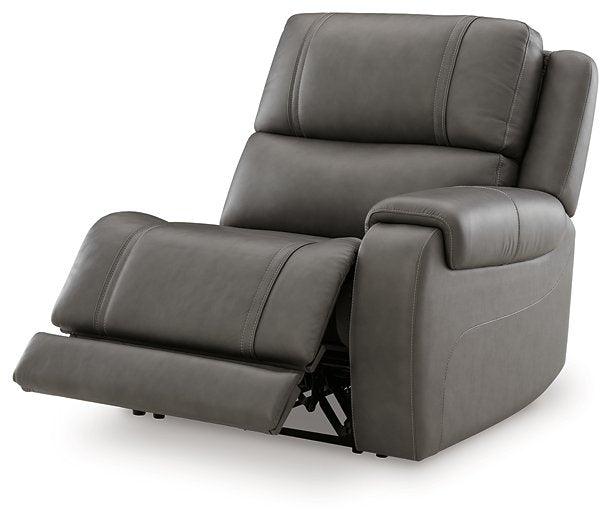 5Z - Pittson Power Reclining Sectional Loveseat - Royal Furniture & Gifts (MI) - Multi Location