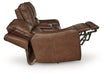 DeepWakes Power Reclining Loveseat with Console - Royal Furniture & Gifts (MI) - Multi Location