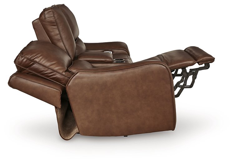 DeepWakes Power Reclining Loveseat with Console - Royal Furniture & Gifts (MI) - Multi Location