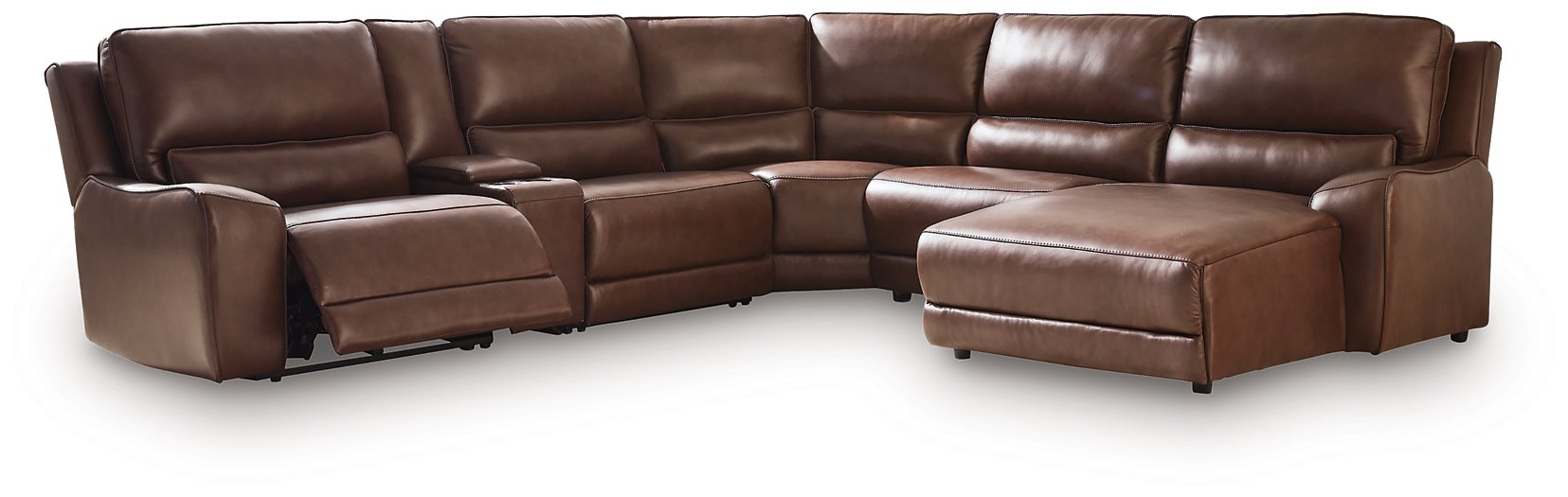 DeepWakes Power Reclining Sectional with Chaise - Royal Furniture & Gifts (MI) - Multi Location