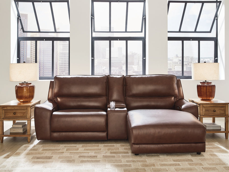 DeepWakes Power Reclining Sectional with Chaise - Royal Furniture & Gifts (MI) - Multi Location