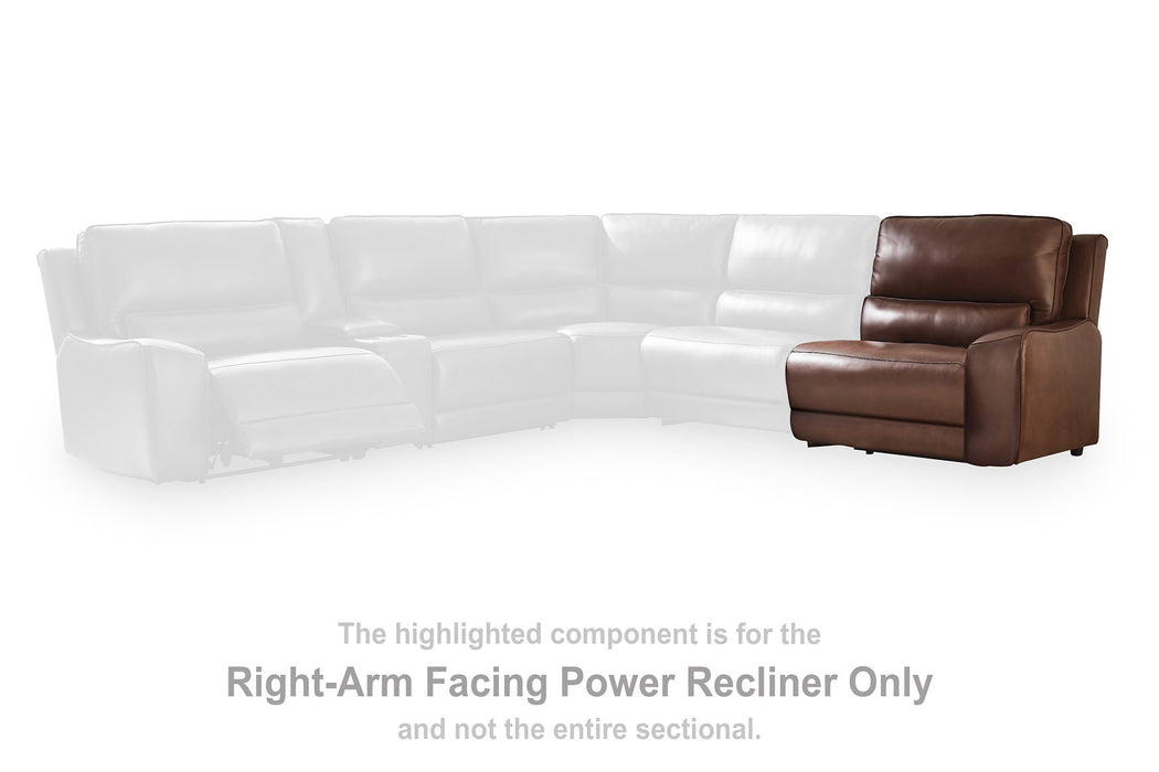 DeepWakes Reclining Sectional with Storage Console - Royal Furniture & Gifts (MI) - Multi Location
