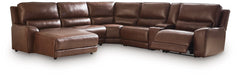 DeepWakes Power Reclining Sectional with Chaise - Royal Furniture & Gifts (MI) - Multi Location