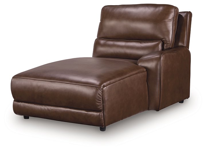 DeepWakes Power Reclining Sectional with Chaise - Royal Furniture & Gifts (MI) - Multi Location