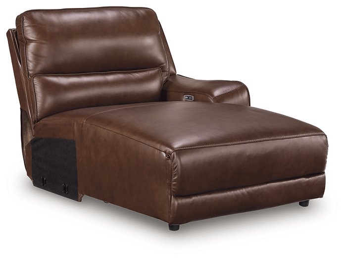 DeepWakes Power Reclining Sectional with Chaise - Royal Furniture & Gifts (MI) - Multi Location