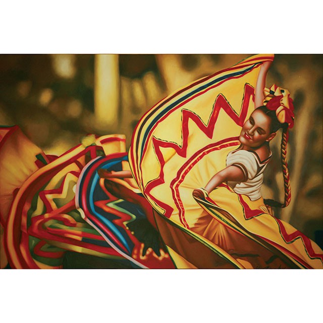 Danza Folklorica Printed Canvas Painting - Royal Furniture & Gifts (MI) - Multi Location