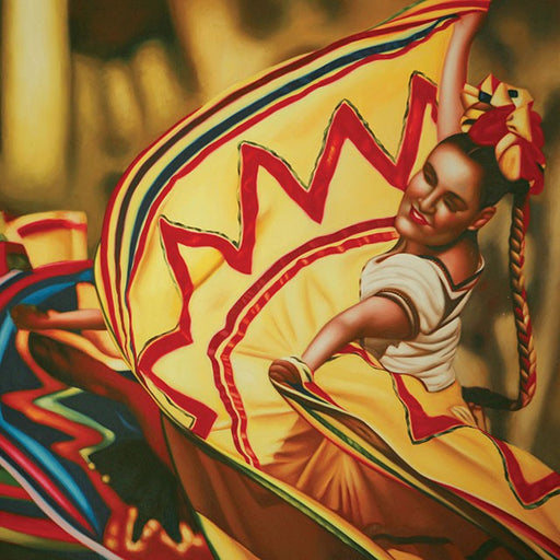 Danza Folklorica Printed Canvas Painting - Royal Furniture & Gifts (MI) - Multi Location