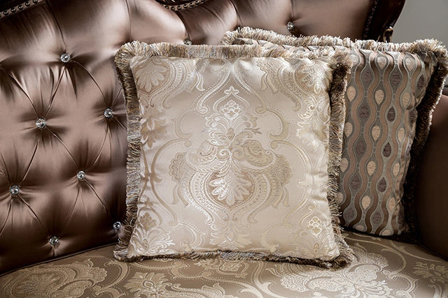 Albacete Sofa Campage & Walnut