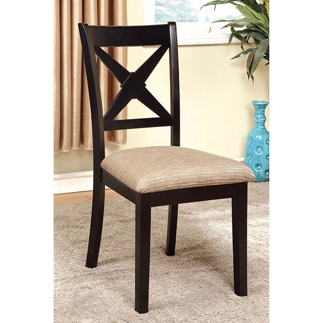 Liberta Dark Oak/Black Dining Table - Royal Furniture & Gifts (MI) - Multi Location