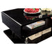 Ninove Black/Chrome End Table - Royal Furniture & Gifts (MI) - Multi Location