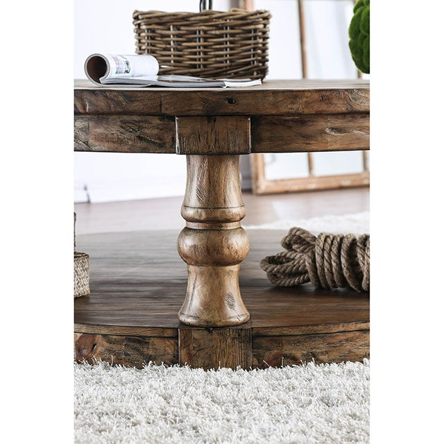 Mika Antique Oak End Table - Royal Furniture & Gifts (MI) - Multi Location