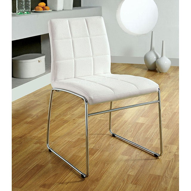 Kona I Chrome Round Dining Table - Royal Furniture & Gifts (MI) - Multi Location