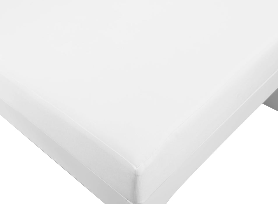 Nizuc White Waterproof Fabric Outdoor Patio Aluminum Corner Chair