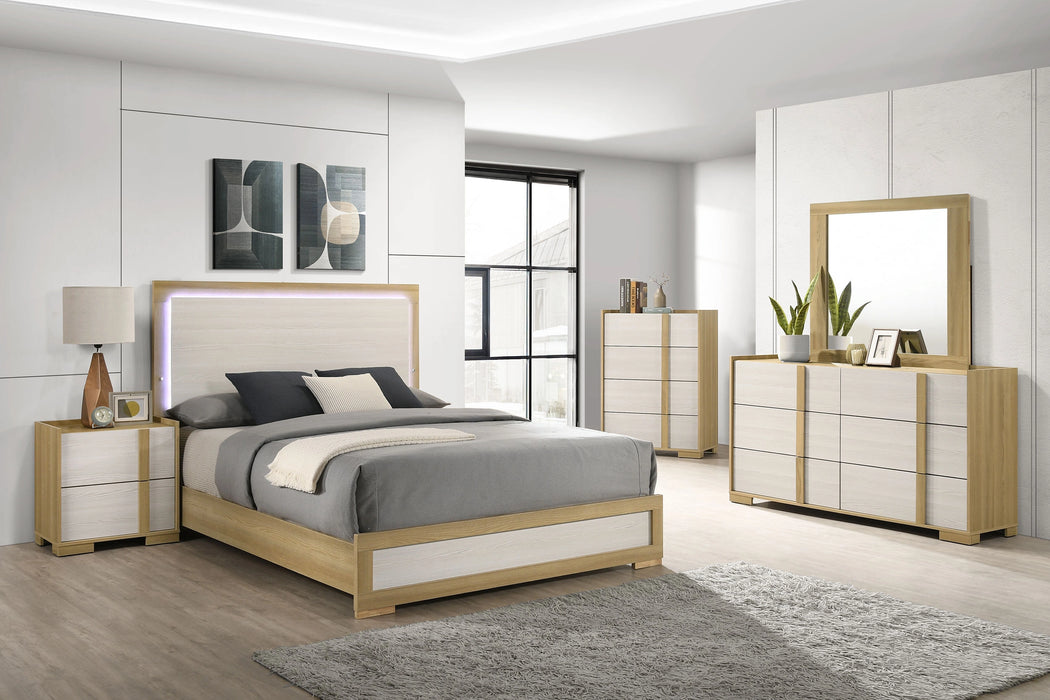 Hyland Panel Bed with LED Lighting