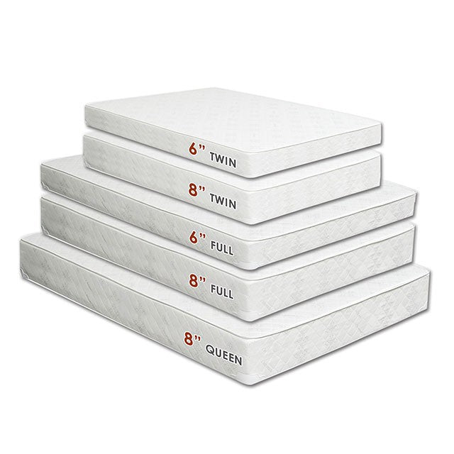 Daisy White 8" Bunkie Board Combo Mattress, Twin - Royal Furniture & Gifts (MI) - Multi Location