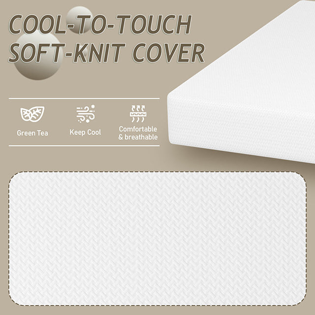 Forsythia 10" E.King Green Tea Gel Memory Foam