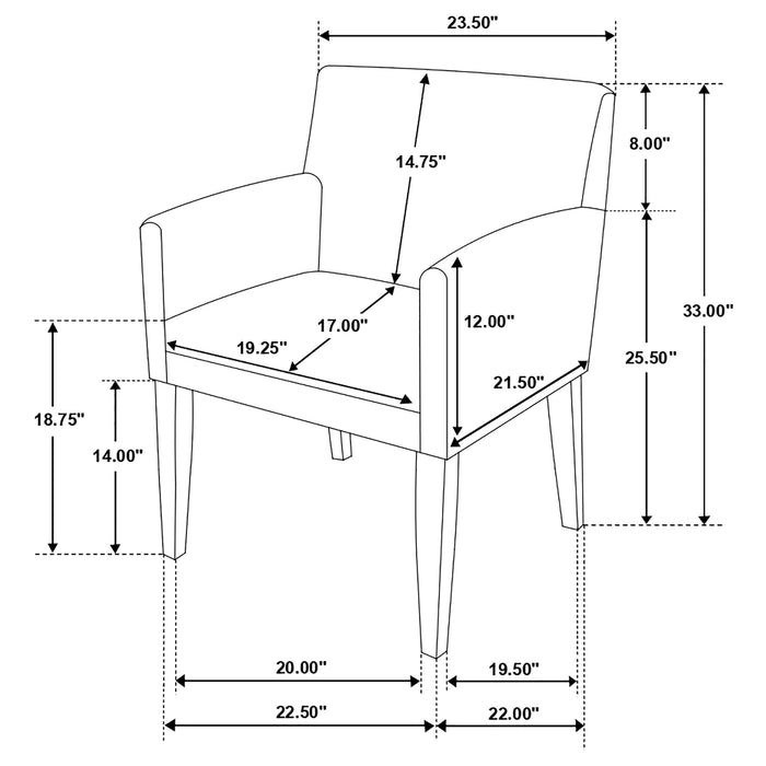 Catherine Dining Arm Chair