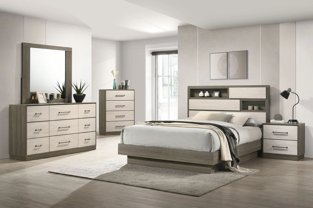 Fenwick Bookcase Platform Bed