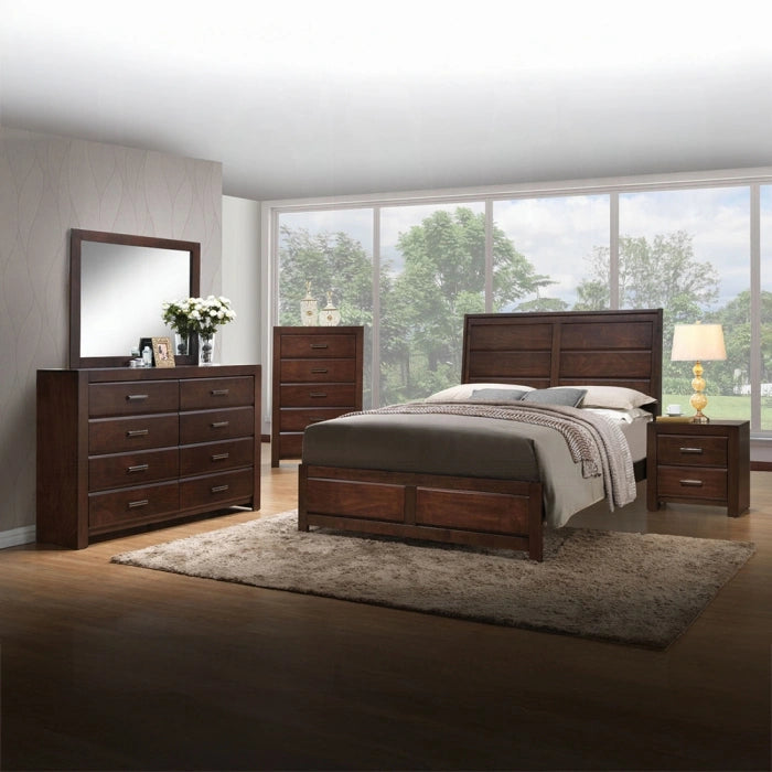 Oberreit Walnut Queen Bed