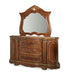 AICO Cortina Mirror in Honey Walnut - Royal Furniture & Gifts (MI) - Multi Location