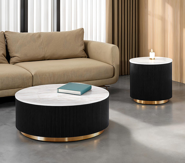 Virden Round Cocktail Table - Royal Furniture & Gifts (MI) - Multi Location