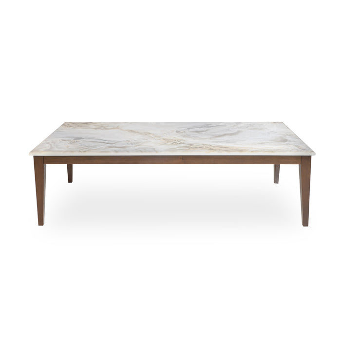 AICO Balboa Rectangular Cocktail Table in Warm Walnut