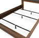 AICO Brooklyn Walk Queen Channel Tufted Panel Bed in Burnt Umber - Royal Furniture & Gifts (MI) - Multi Location