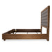 AICO Brooklyn Walk Queen Channel Tufted Panel Bed in Burnt Umber - Royal Furniture & Gifts (MI) - Multi Location