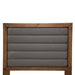 AICO Brooklyn Walk Queen Channel Tufted Panel Bed in Burnt Umber - Royal Furniture & Gifts (MI) - Multi Location