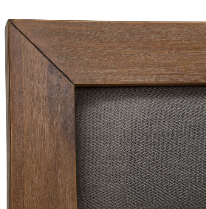 AICO Brooklyn Walk Queen Channel Tufted Panel Bed in Burnt Umber - Royal Furniture & Gifts (MI) - Multi Location