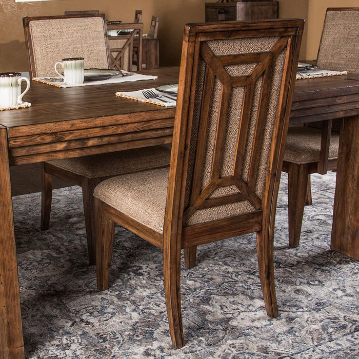 Aico Carrollton Side Chair (Set of 2) in Rustic Ranch - Royal Furniture & Gifts (MI) - Multi Location