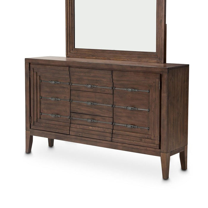 Aico Carrollton Sideboard in Rustic Ranch - Royal Furniture & Gifts (MI) - Multi Location