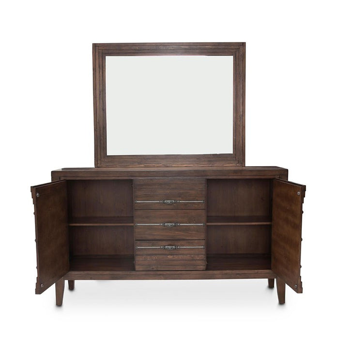 Aico Carrollton Sideboard in Rustic Ranch - Royal Furniture & Gifts (MI) - Multi Location