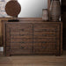 Aico Carrollton Dresser in Rustic Ranch - Royal Furniture & Gifts (MI) - Multi Location