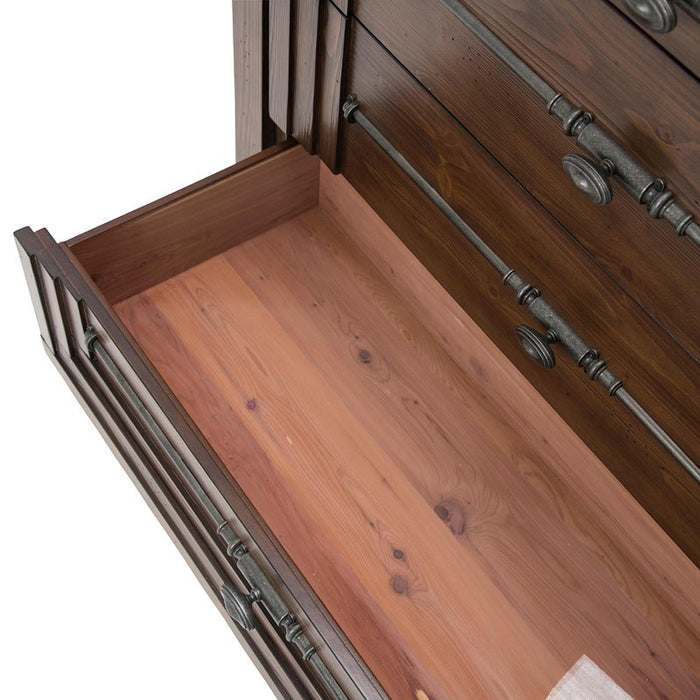 Aico Carrollton Dresser in Rustic Ranch - Royal Furniture & Gifts (MI) - Multi Location