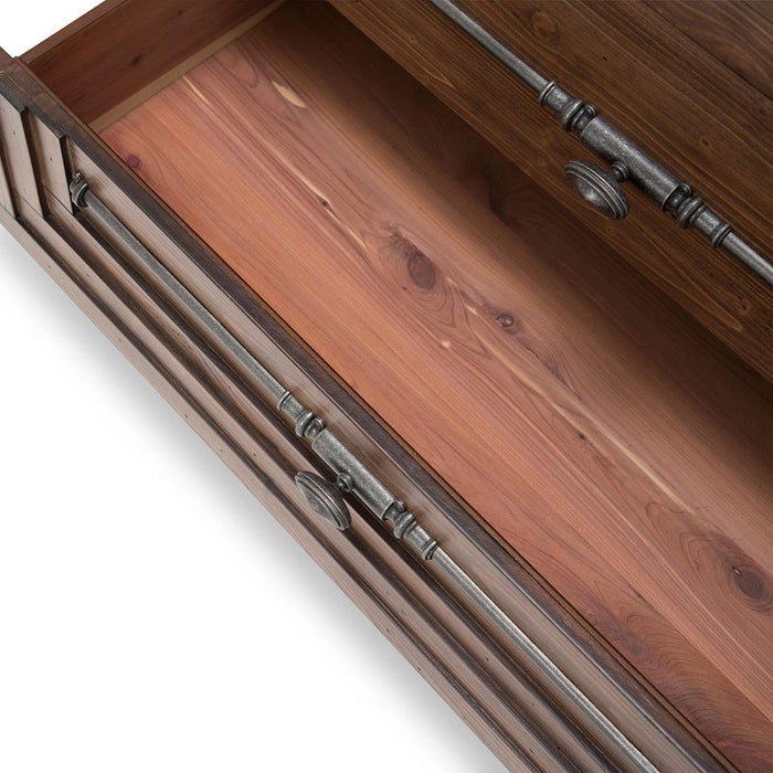 Aico Carrollton Drawer Chest in Rustic Ranch - Royal Furniture & Gifts (MI) - Multi Location