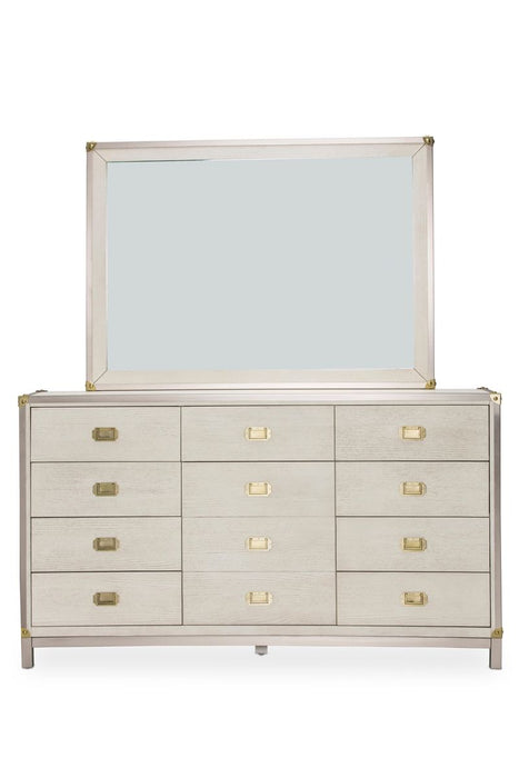 AICO Menlo Station Mirror in Eucalyptus - Royal Furniture & Gifts (MI) - Multi Location