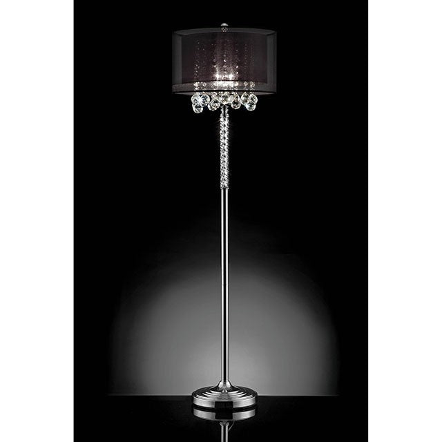 Ivy Chrome Floor Lamp - Royal Furniture & Gifts (MI) - Multi Location