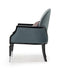 AICO La Francaise Accent Chair in Azure/Black - Royal Furniture & Gifts (MI) - Multi Location