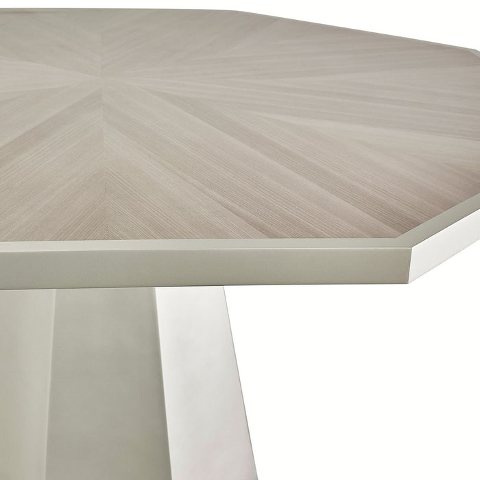 AICO Lanterna Octagon Dining Table in Silver Mist - Royal Furniture & Gifts (MI) - Multi Location