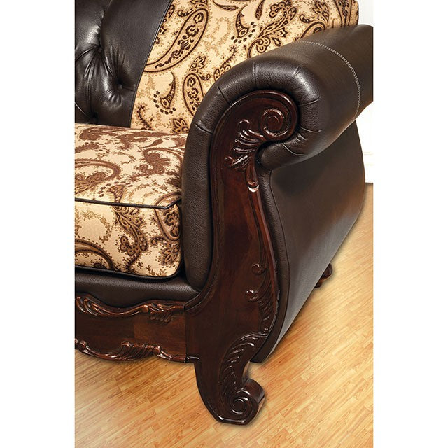 Bonaparte Love Seat - Royal Furniture & Gifts (MI) - Multi Location