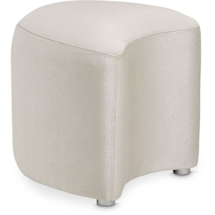 AICO Eclipse Vanity Stool in Moonlight